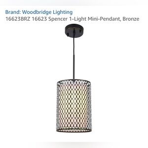 Bronze Pendant Light